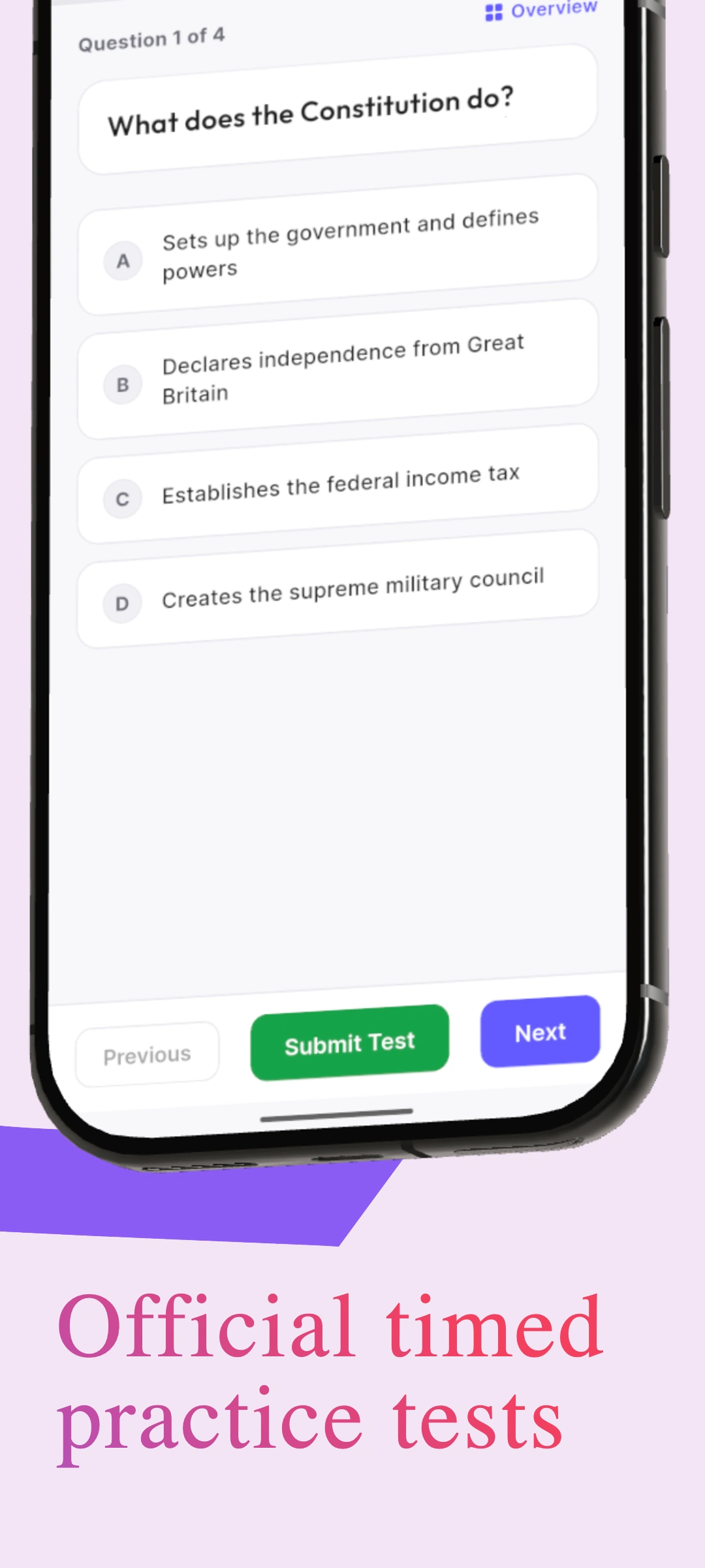 CitizenPrep screenshot
